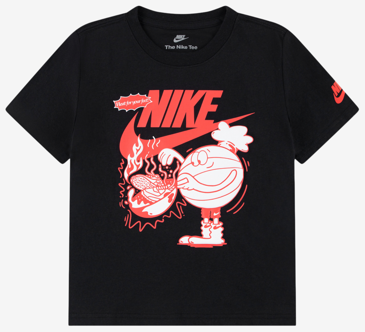 Nike Heat For Your Feet Graphic T-Shirt Image 1 of 3. Tap to open photo gallery.