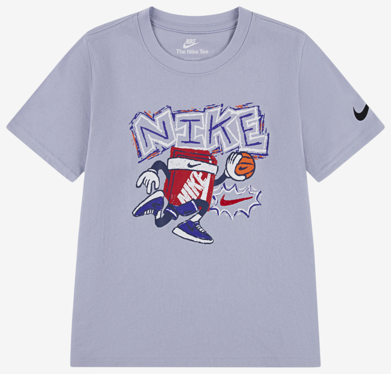 Nike Chalky Boxy Bball T-Shirt Image 1 of 3. Tap to open photo gallery.