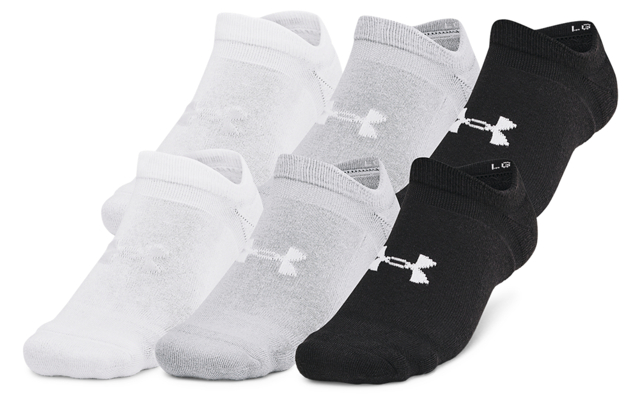 Under Armour Essential Cushion Pack No Show Socks Foot Locker