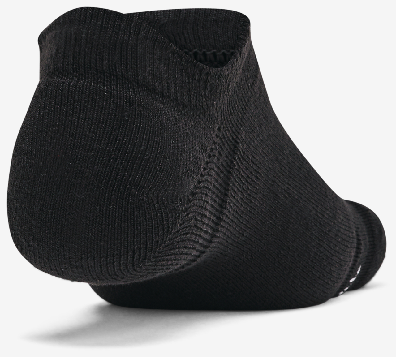 Under Armour Essential Cushion 6 Pack No Show Socks Image 4 of 4. Tap to open photo gallery.