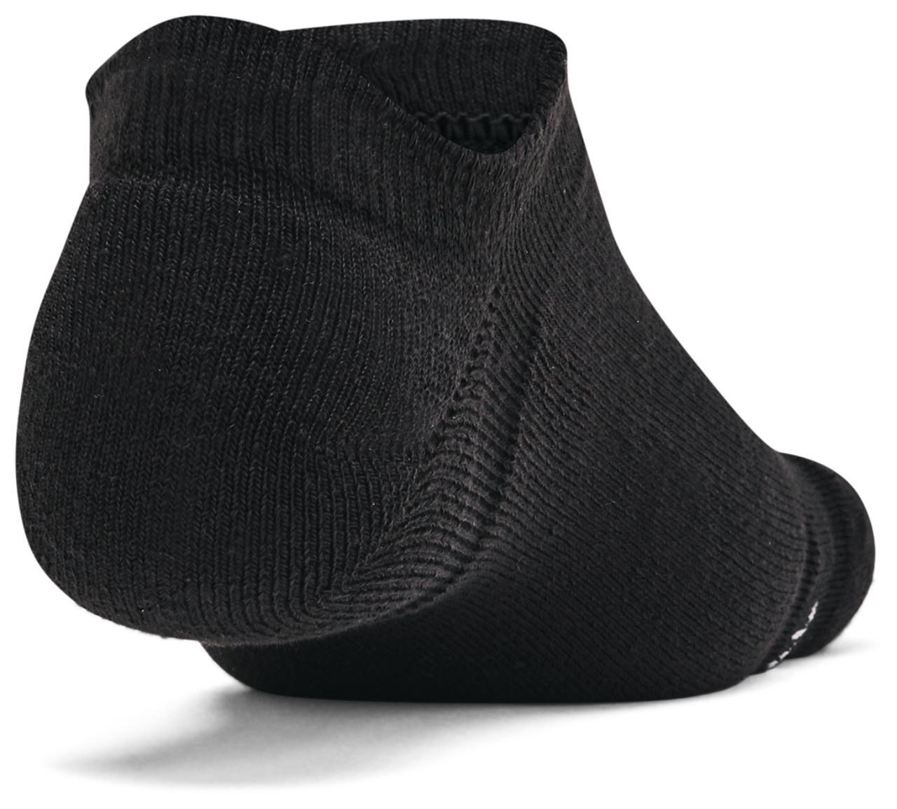 Under Armour Essential Cushion 6 Pack No Show Socks Image 4 of 4. Tap to open photo gallery.
