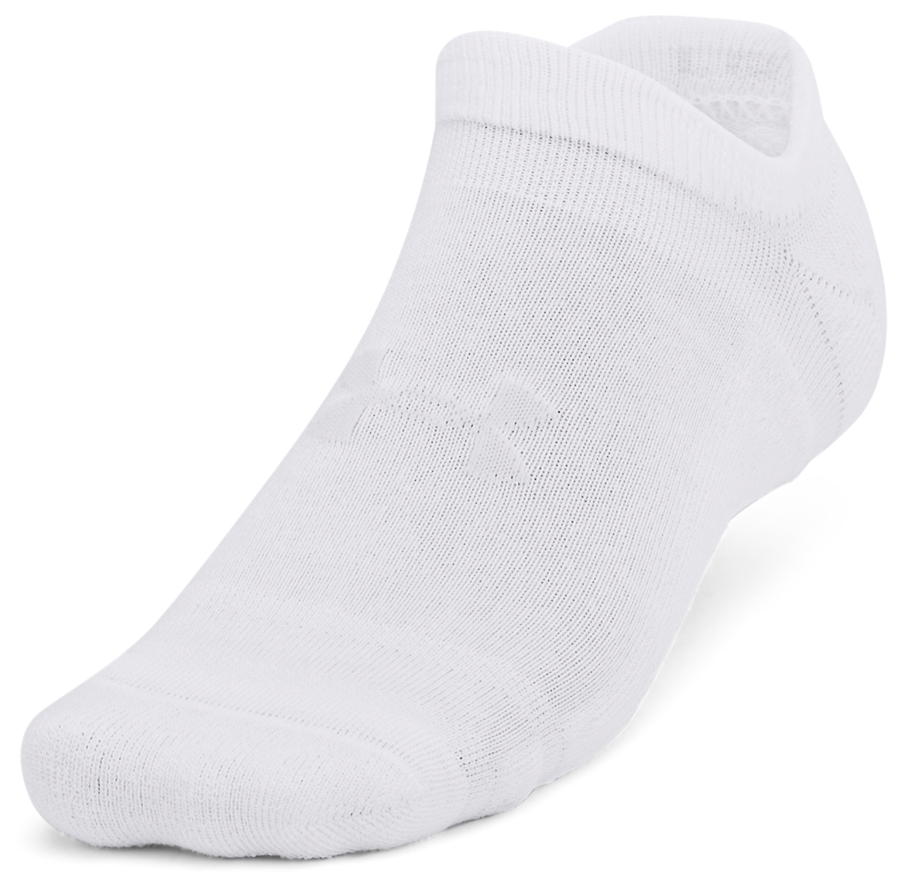Under Armour Essential Cushion 6 Pack No Show Socks Image 2 of 4. Tap to open photo gallery.