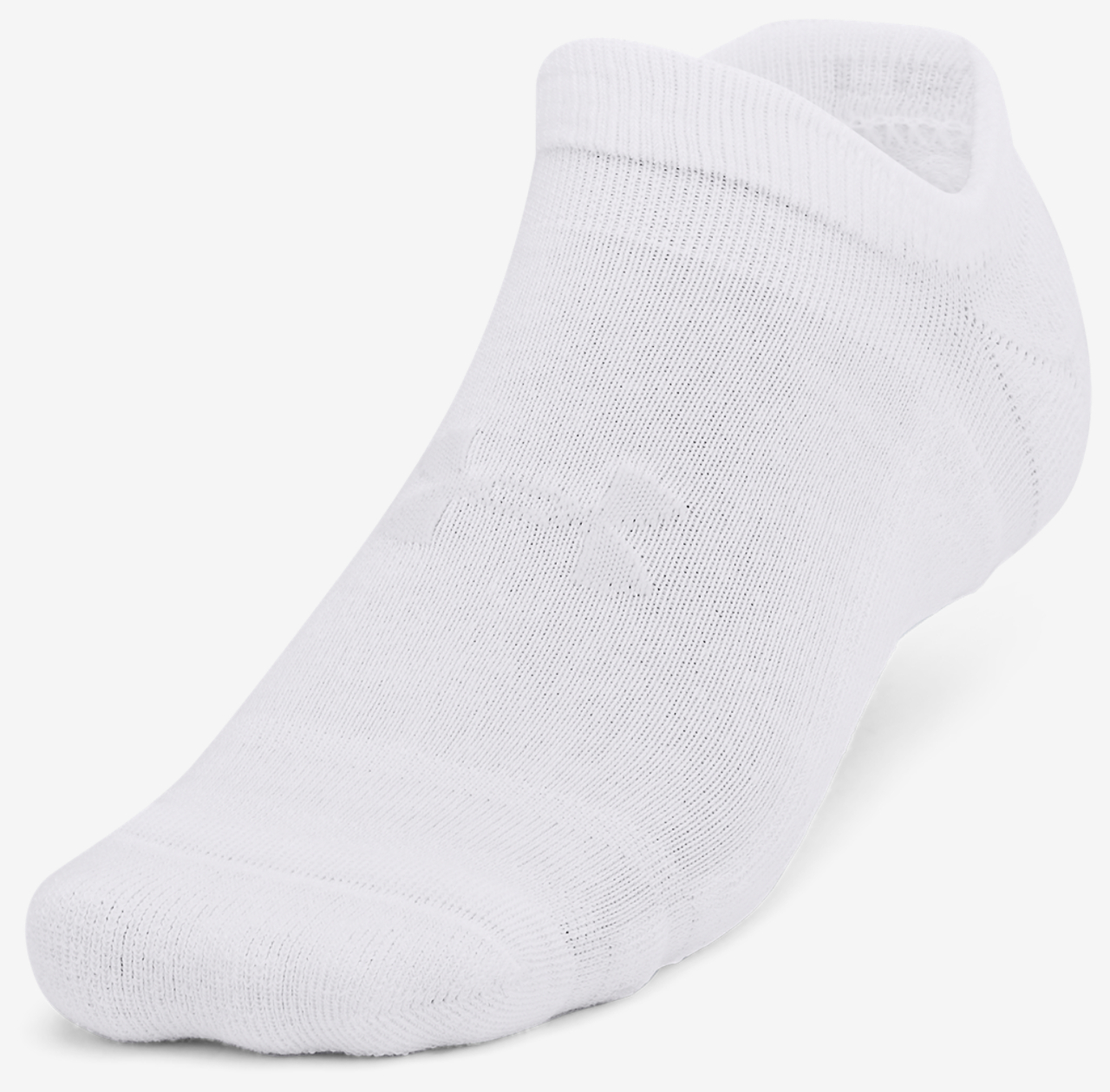 Under Armour Essential Cushion 6 Pack No Show Socks Image 2 of 4. Tap to open photo gallery.
