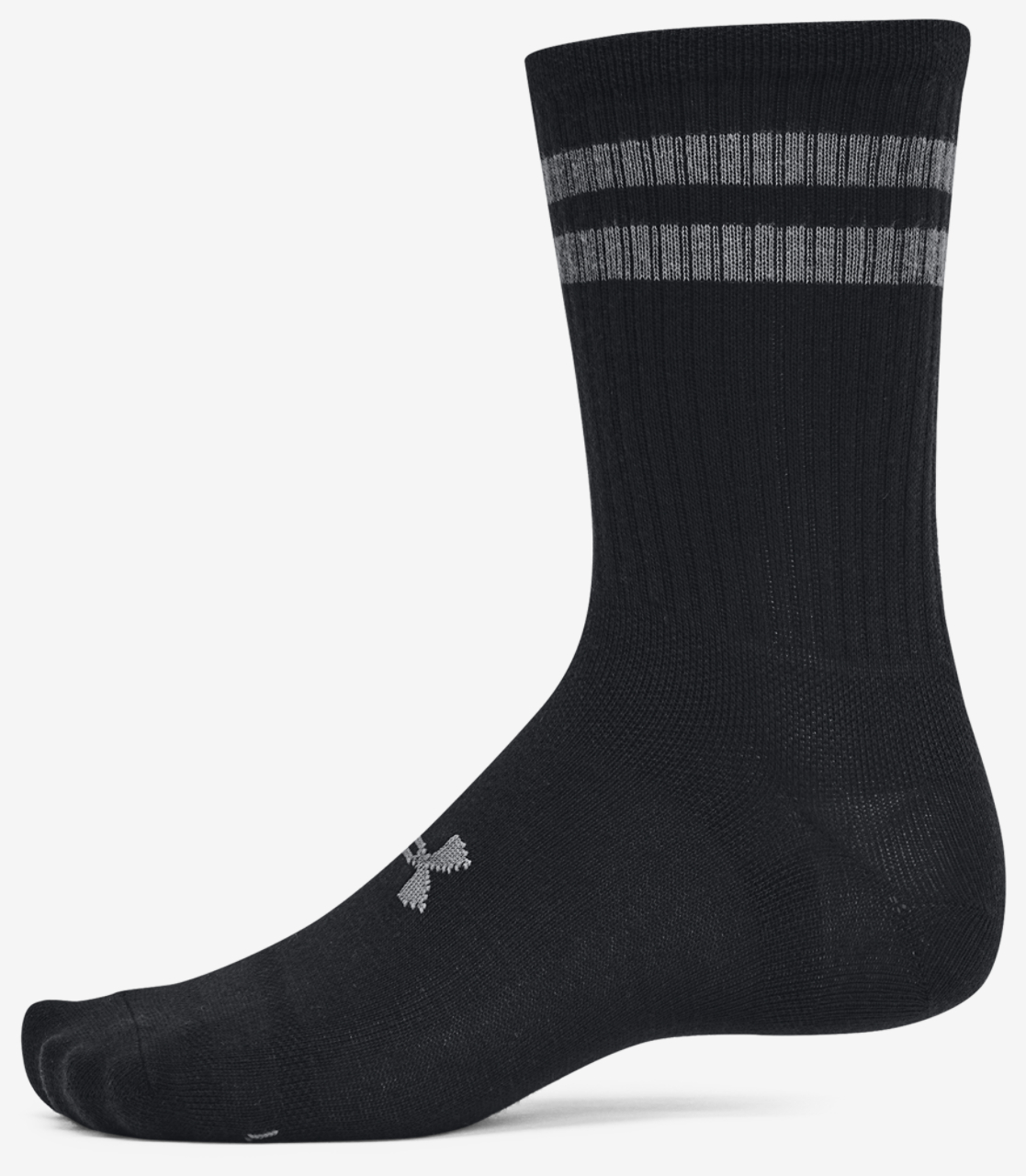 Under Armour Essential 6 Pack Crew Socks Image 4 of 4. Tap to open photo gallery.