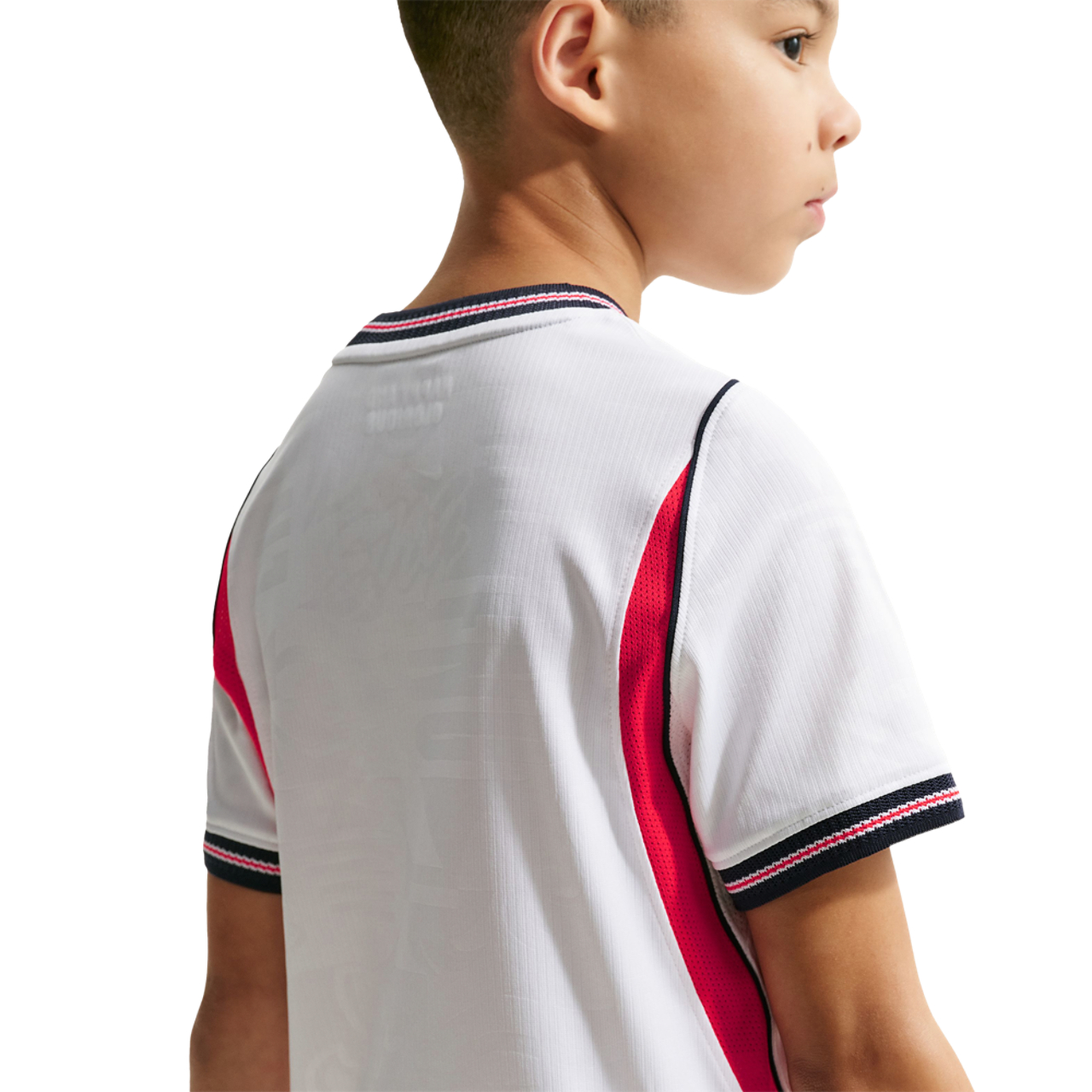 Nike England Dri-Fit Short Sleeve Stadium Home Jersey  Image 2 of 4. Tap to open photo gallery.