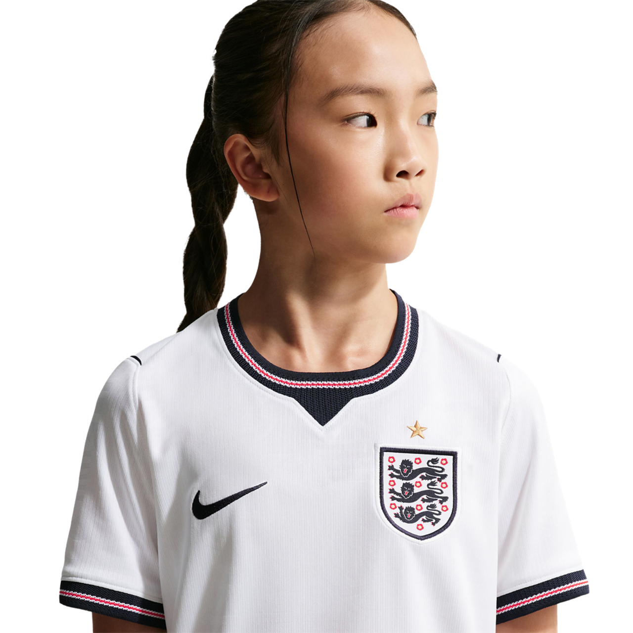 Nike England Dri-Fit Short Sleeve Stadium Home Jersey  Image 3 of 4. Tap to open photo gallery.
