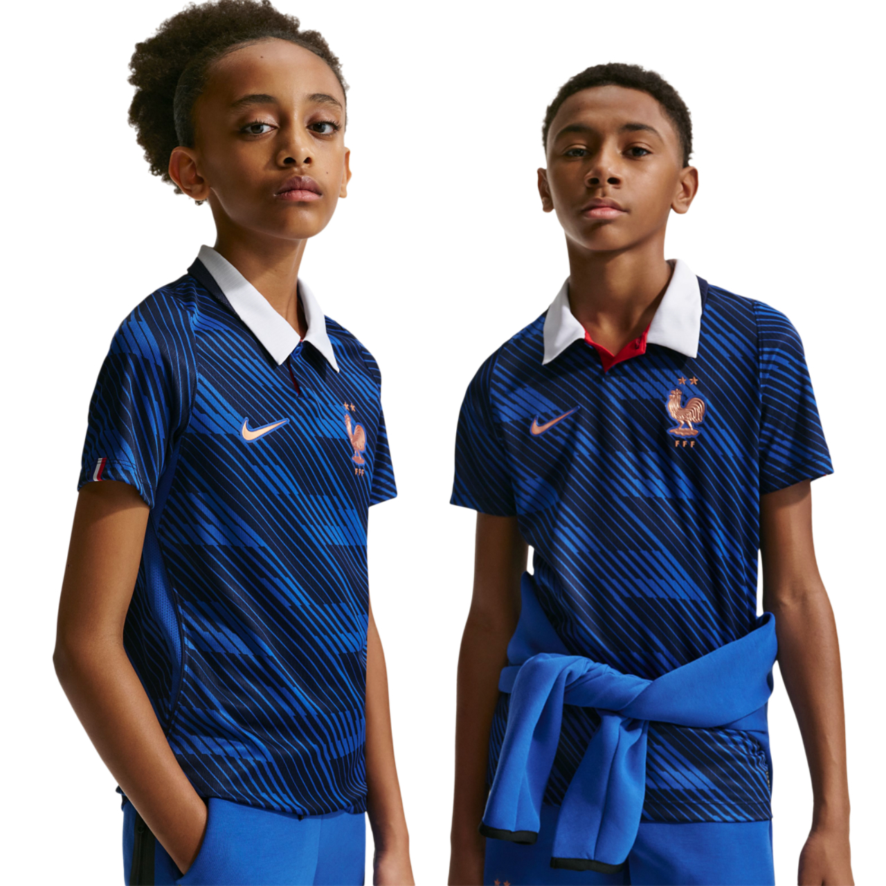 Nike France Dri-Fit Short Sleeve Stadium Home Jersey  Image 1 of 4. Tap to open photo gallery.