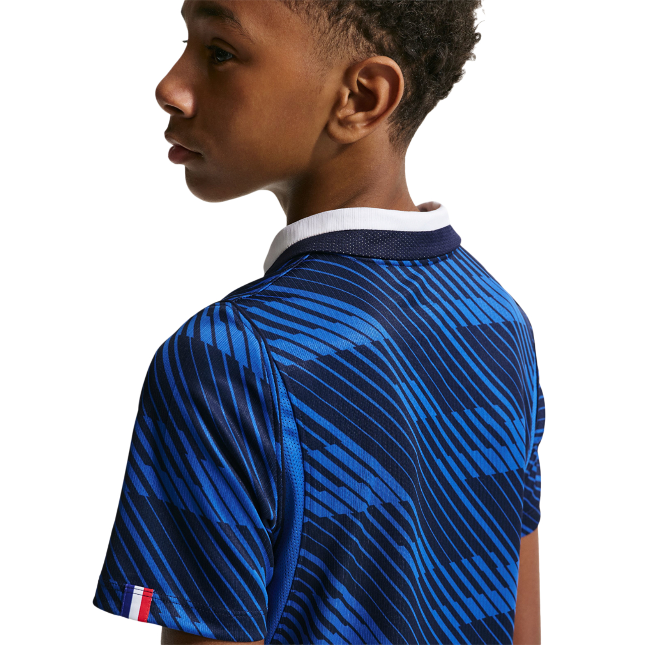 Nike France Dri-Fit Short Sleeve Stadium Home Jersey  Image 2 of 4. Tap to open photo gallery.