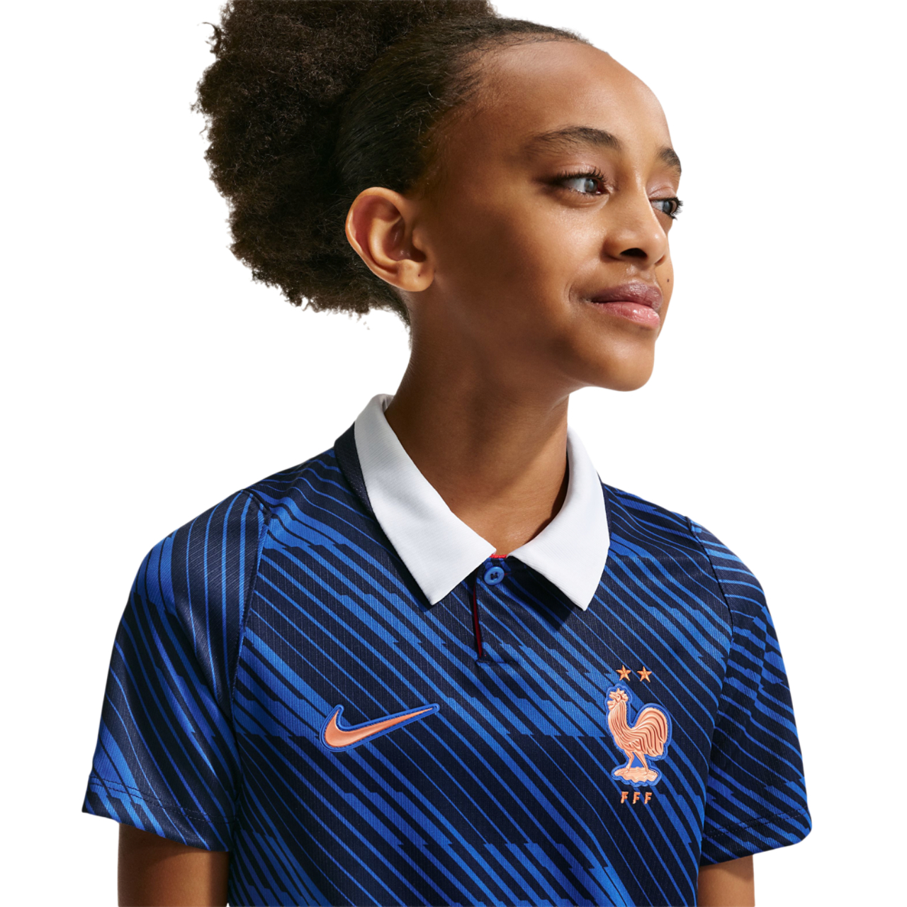Nike France Dri-Fit Short Sleeve Stadium Home Jersey  Image 3 of 4. Tap to open photo gallery.