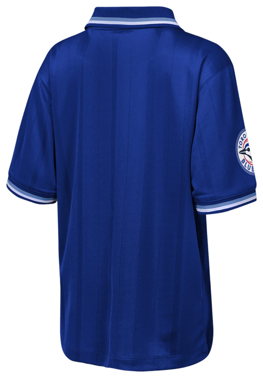 Nike Blue Jays Stadium Fashion Collar T-Shirt  Image 2 of 3. Tap to open photo gallery.
