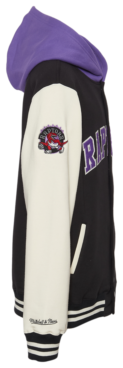 Mitchell & Ness Court Side Raptors Fleece Jacket  Image 3 of 3. Tap to open photo gallery.