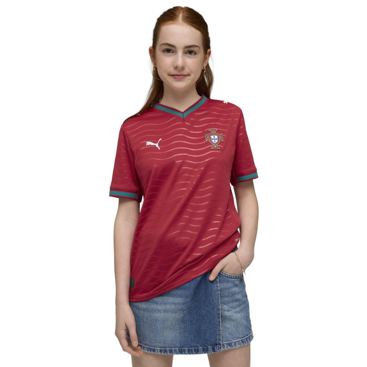 PUMA Maillot à domicile Portugal Replica Image 1 de 6. Appuyez pour ouvrir la galerie de photos.