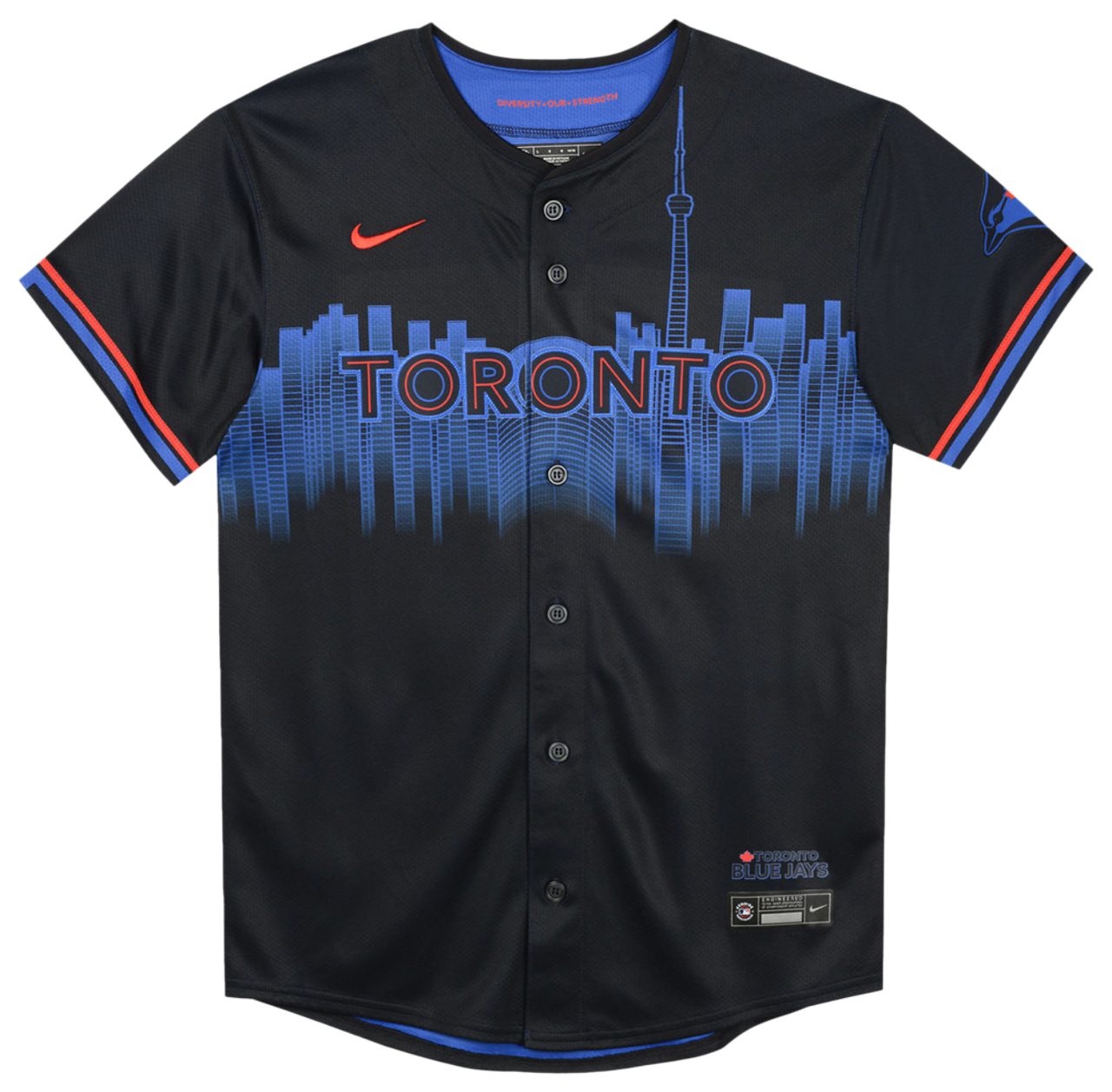 Outerstuff Blue Jays Limited City Connect Blank Jersey Foot