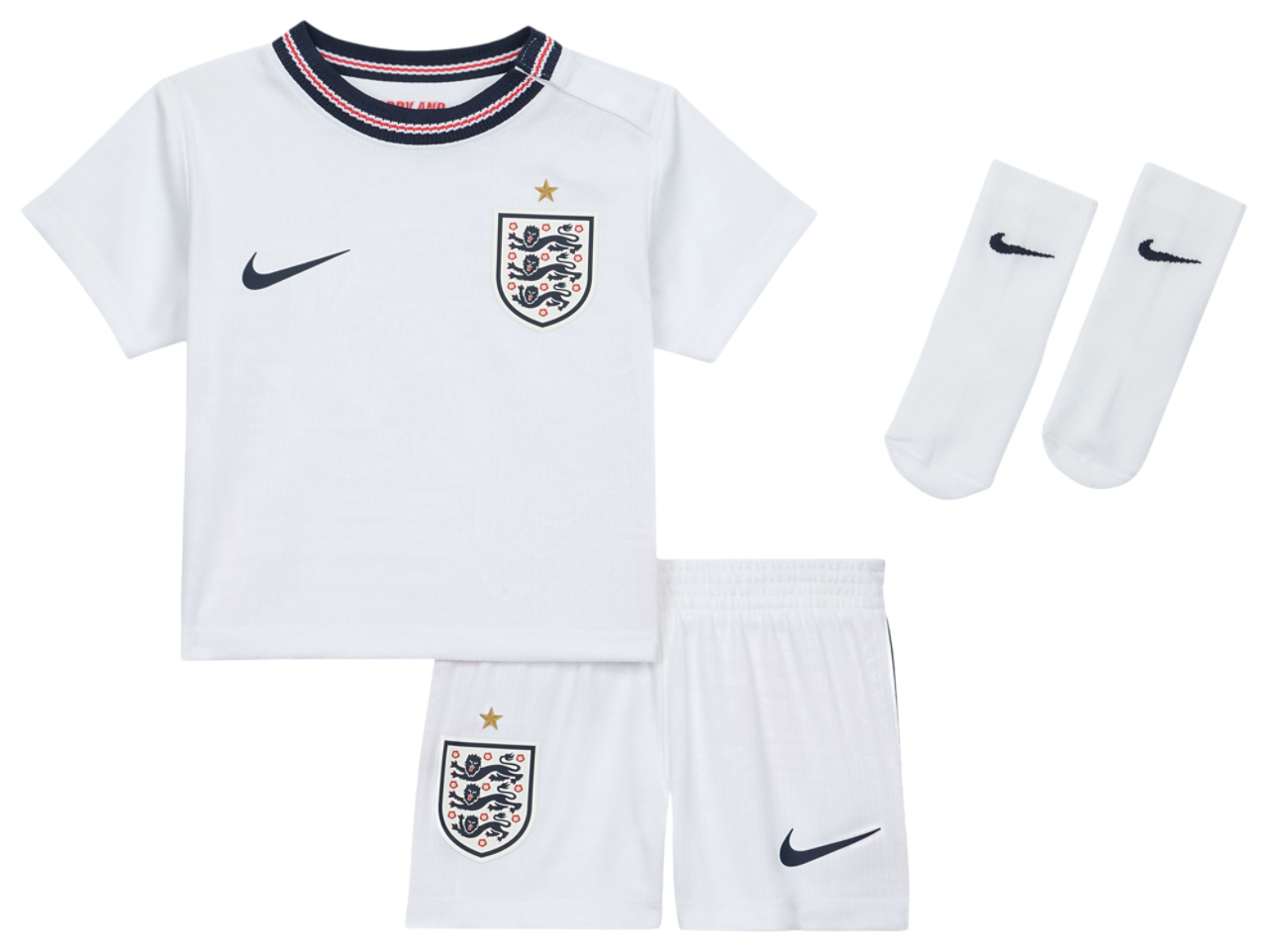 Nike England Dri-Fit Stadium Home Kit  Image 1 of 3. Tap to open photo gallery.