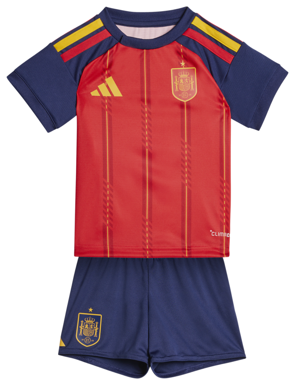 adidas Spain Home 2 Piece Set  Image 1 of 7. Tap to open photo gallery.