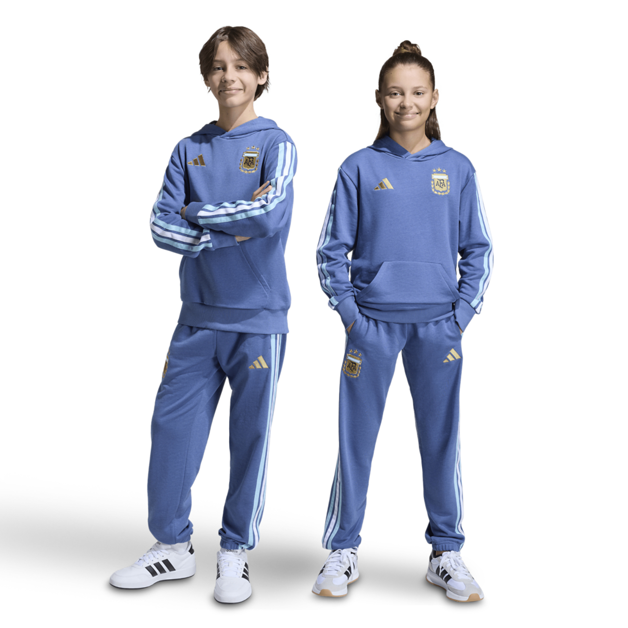 adidas Argentina World Cup Away Kids Pants  Image 5 of 7. Tap to open photo gallery.