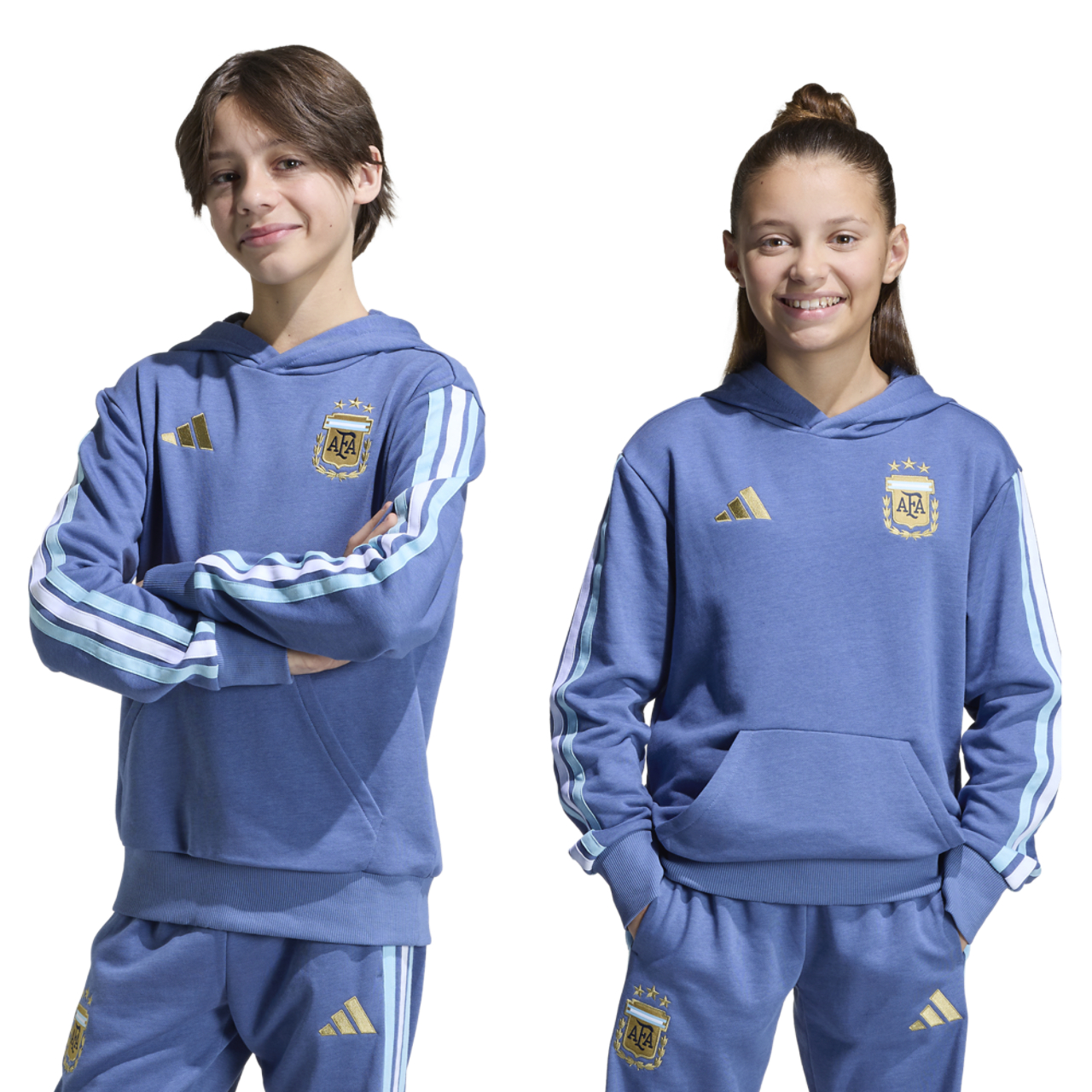 adidas Argentina World Cup Away Hoodie  Image 5 of 7. Tap to open photo gallery.