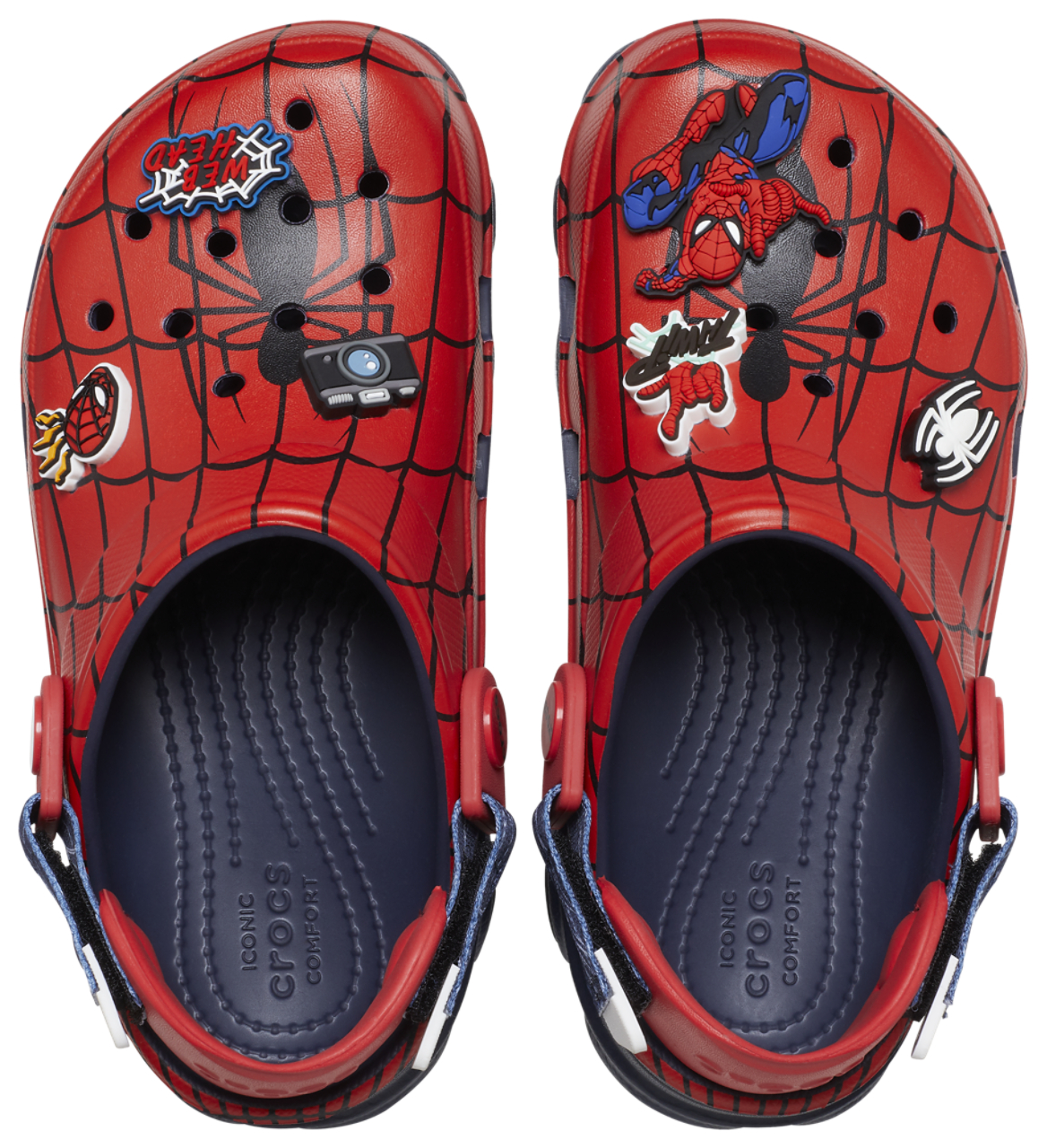 Crocs Team Spider-Man All-Terrain Clogs Image 4 of 5. Tap to open photo gallery.