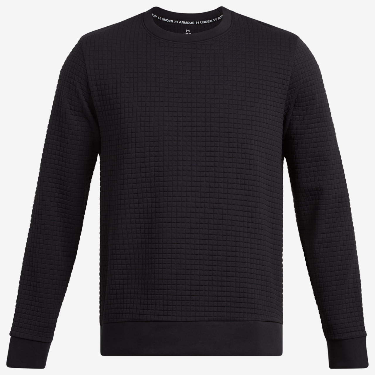 Under Armour Unstoppable Fleece Grid Crew Image 3 of 4. Tap to open photo gallery.
