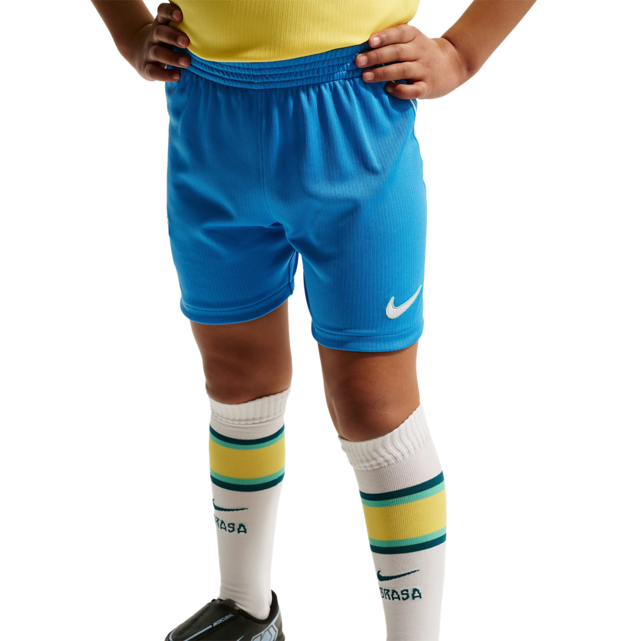 Nike Brasil Dri-Fit Stadium Home Kit  Image 5 of 8. Tap to open photo gallery.