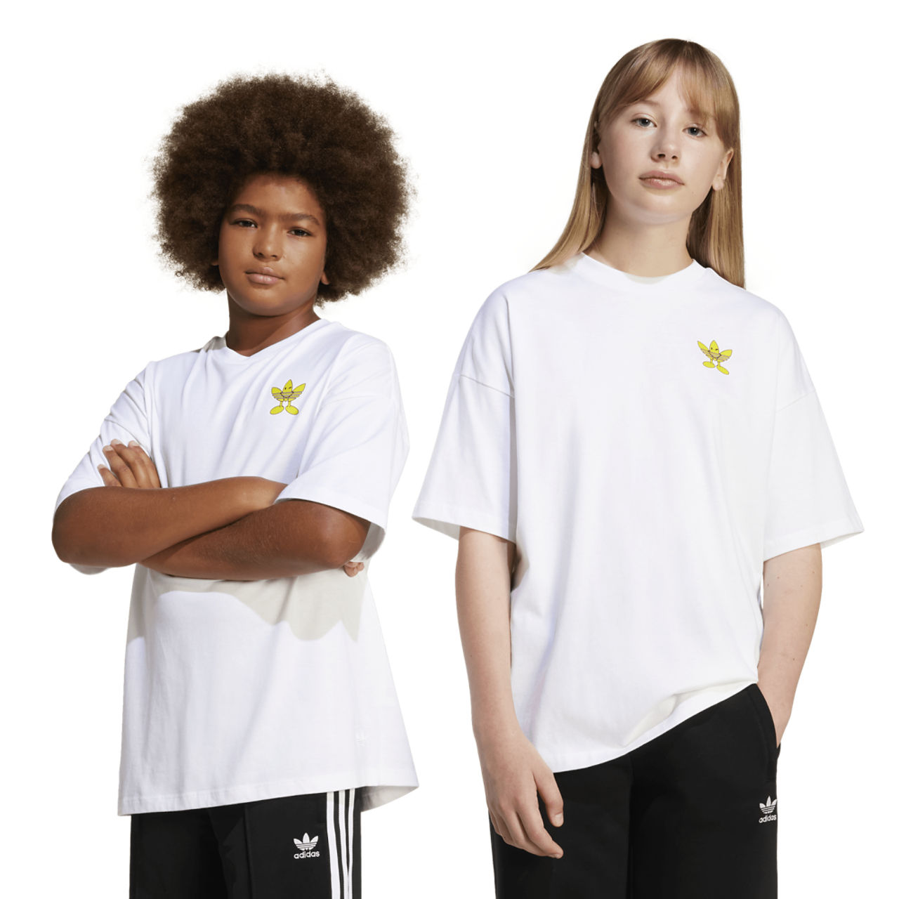 adidas Originals X Smiley World T-Shirt  Image 1 of 5. Tap to open photo gallery.