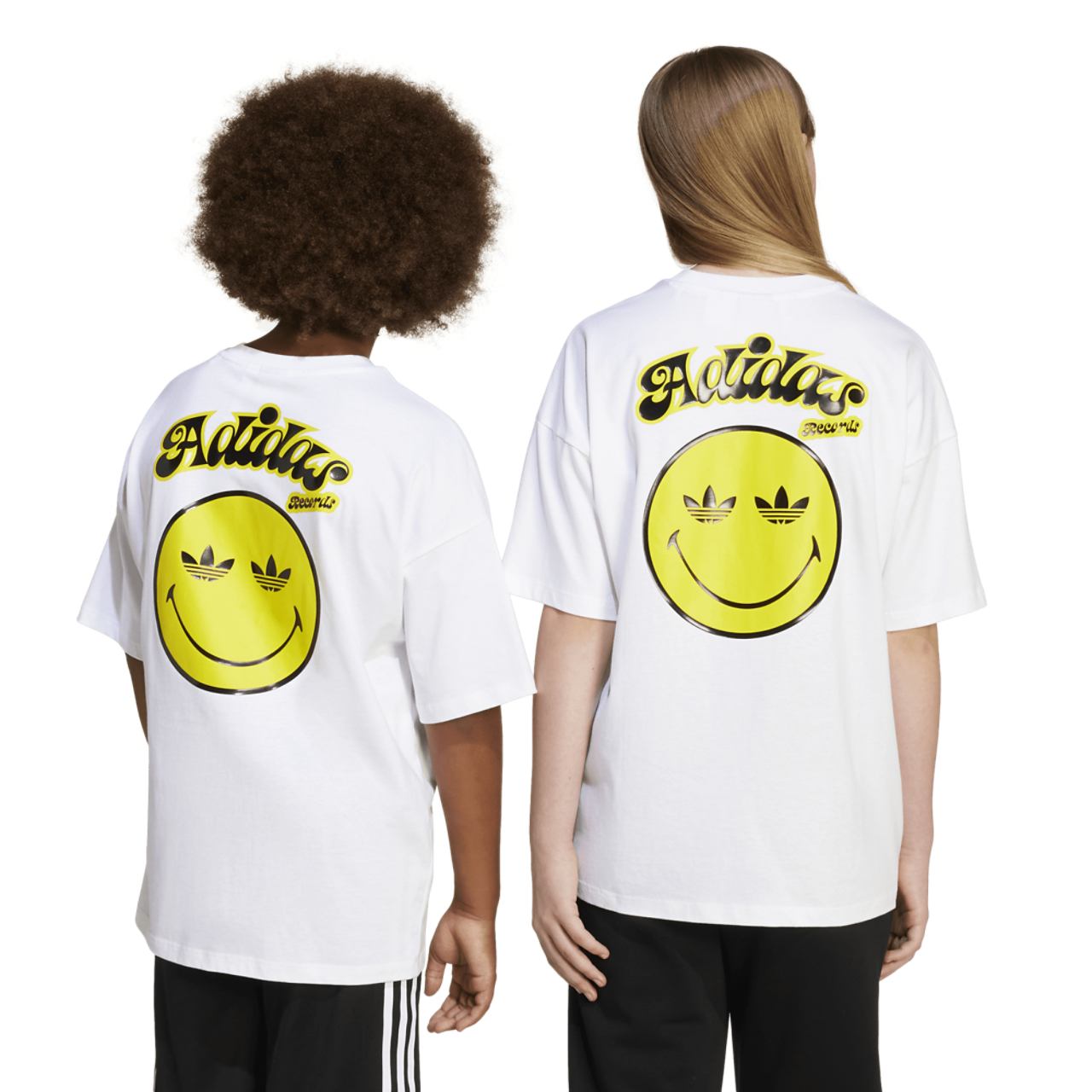 adidas Originals X Smiley World T-Shirt  Image 2 of 5. Tap to open photo gallery.