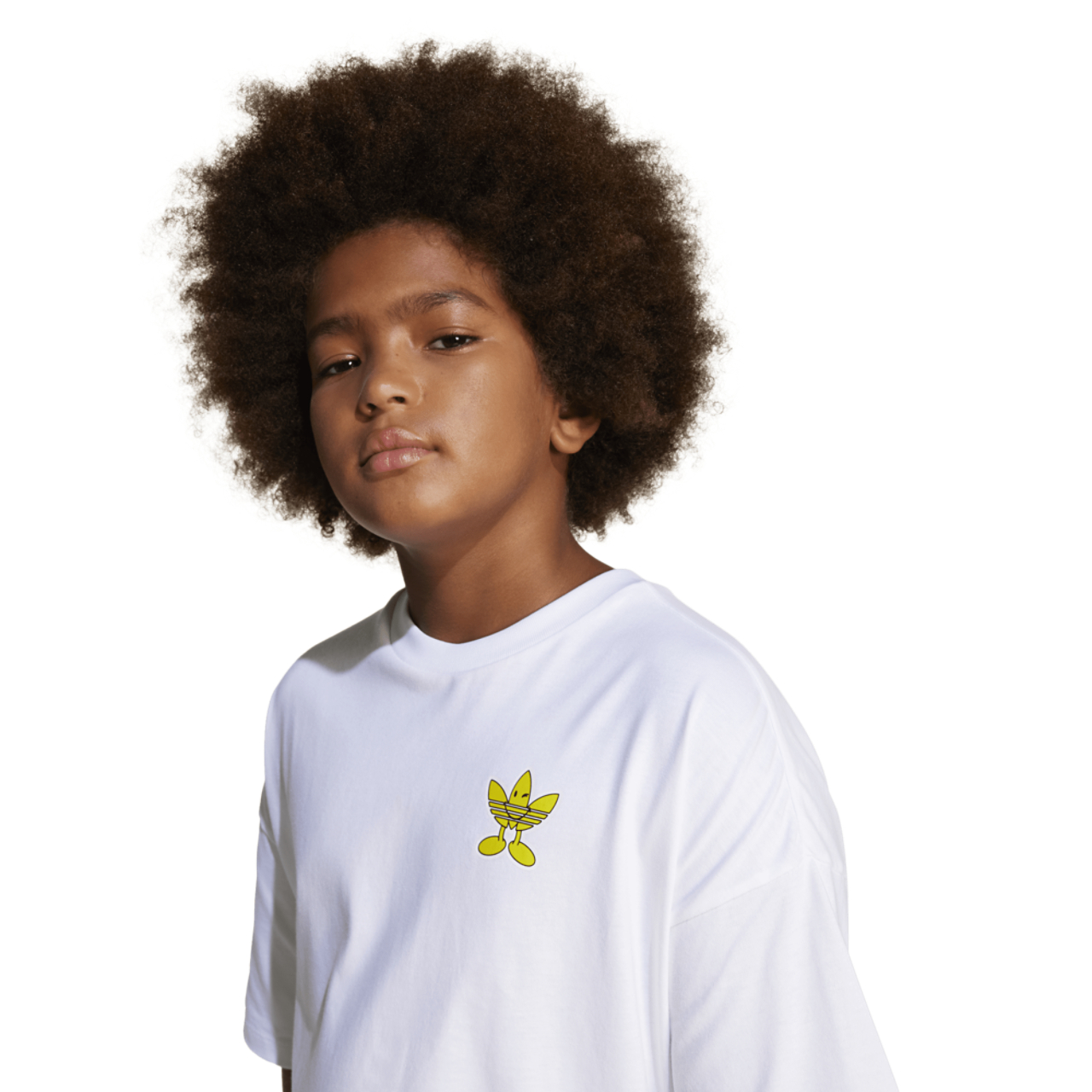 adidas Originals X Smiley World T-Shirt  Image 3 of 5. Tap to open photo gallery.