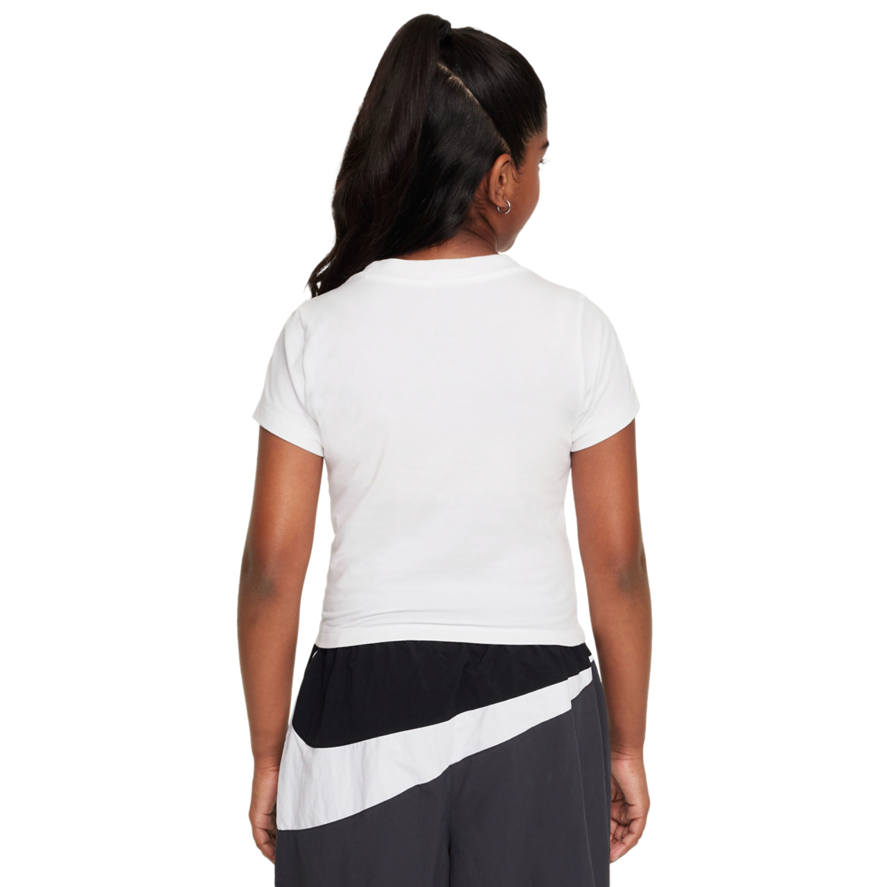 Nike Slim Mod Short Sleeve Crop T-Shirt  Image 2 of 3. Tap to open photo gallery.
