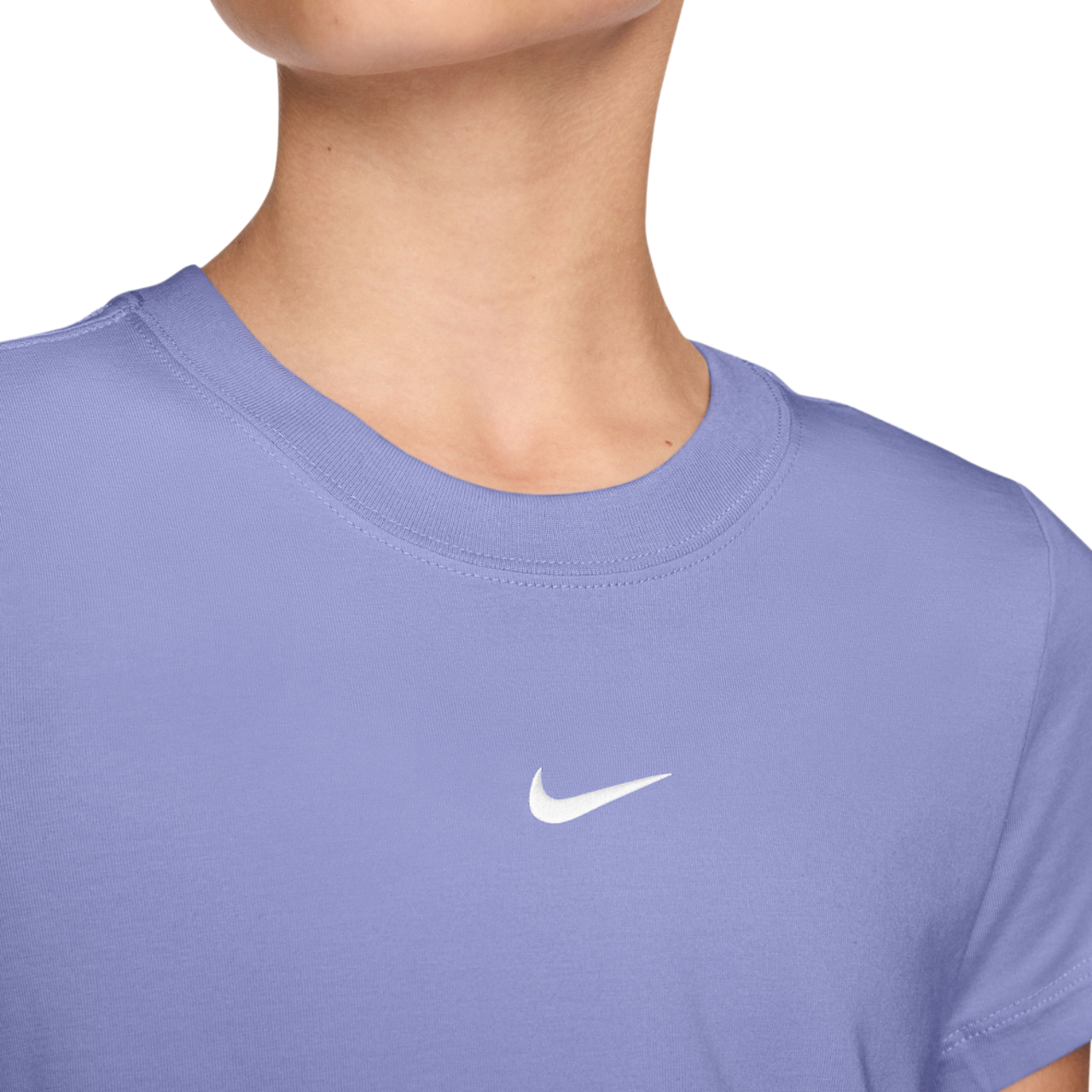 Nike Slim Mod Short Sleeve Crop T-Shirt  Image 3 of 3. Tap to open photo gallery.