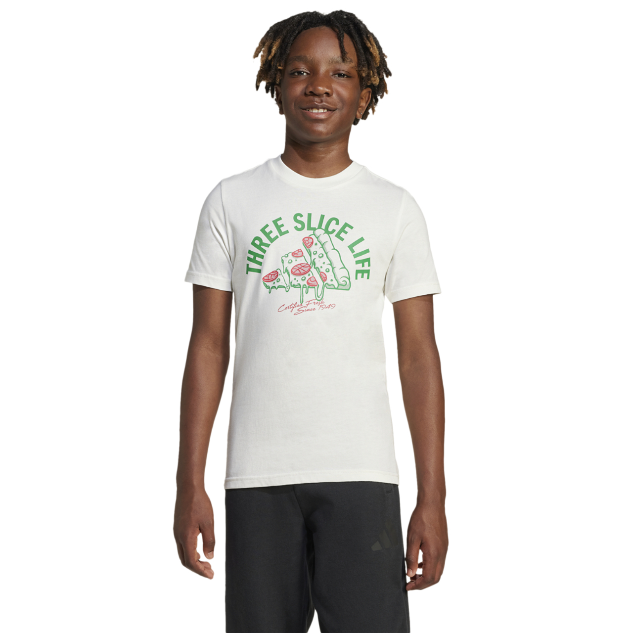 adidas Pizza T-Shirt  Image 1 of 5. Tap to open photo gallery.