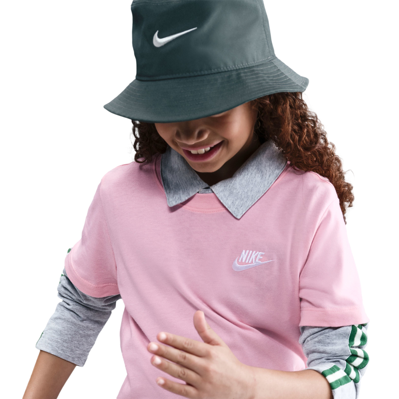 Nike NSW EMB Futura T-Shirt  Image 3 of 3. Tap to open photo gallery.