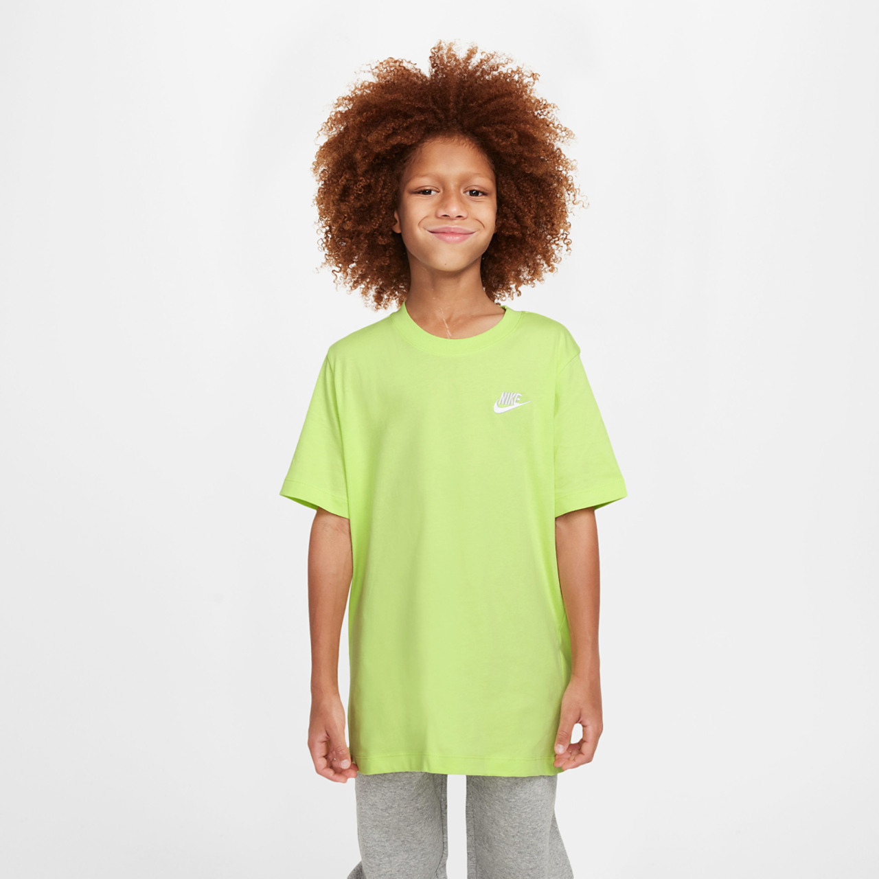 Nike NSW EMB Futura T-Shirt  Image 1 of 3. Tap to open photo gallery.