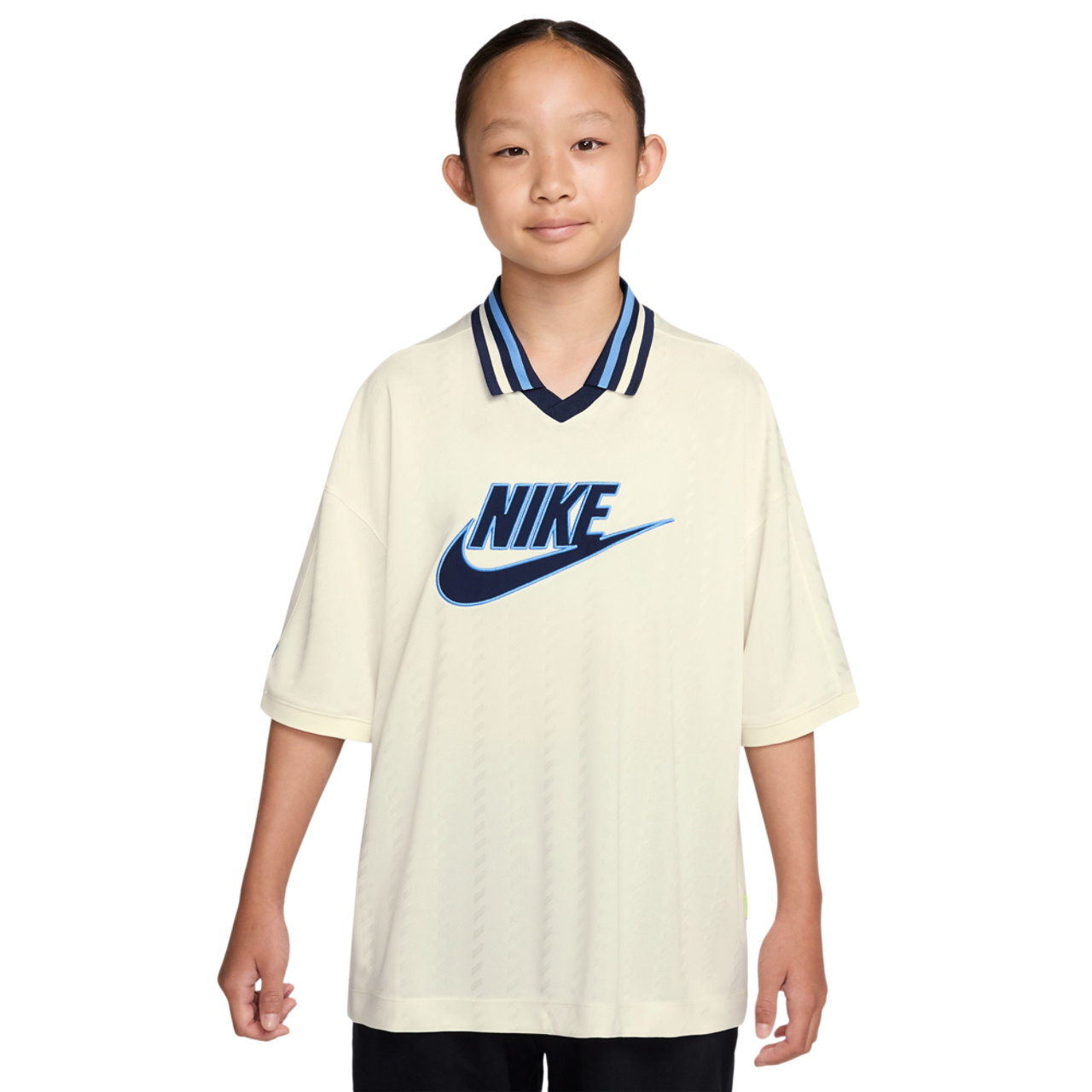 Nike NSW CLN Jersey Short Sleeve Top  Image 1 of 3. Tap to open photo gallery.