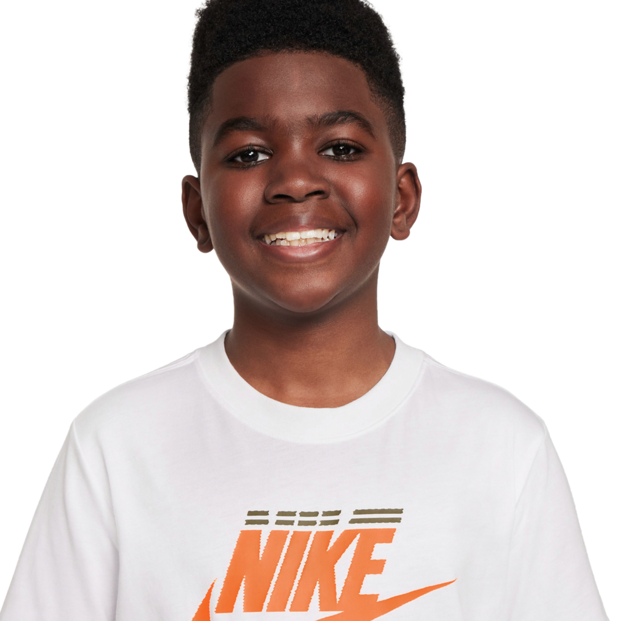 Nike Brandmark Futura T-Shirt  Image 3 of 3. Tap to open photo gallery.