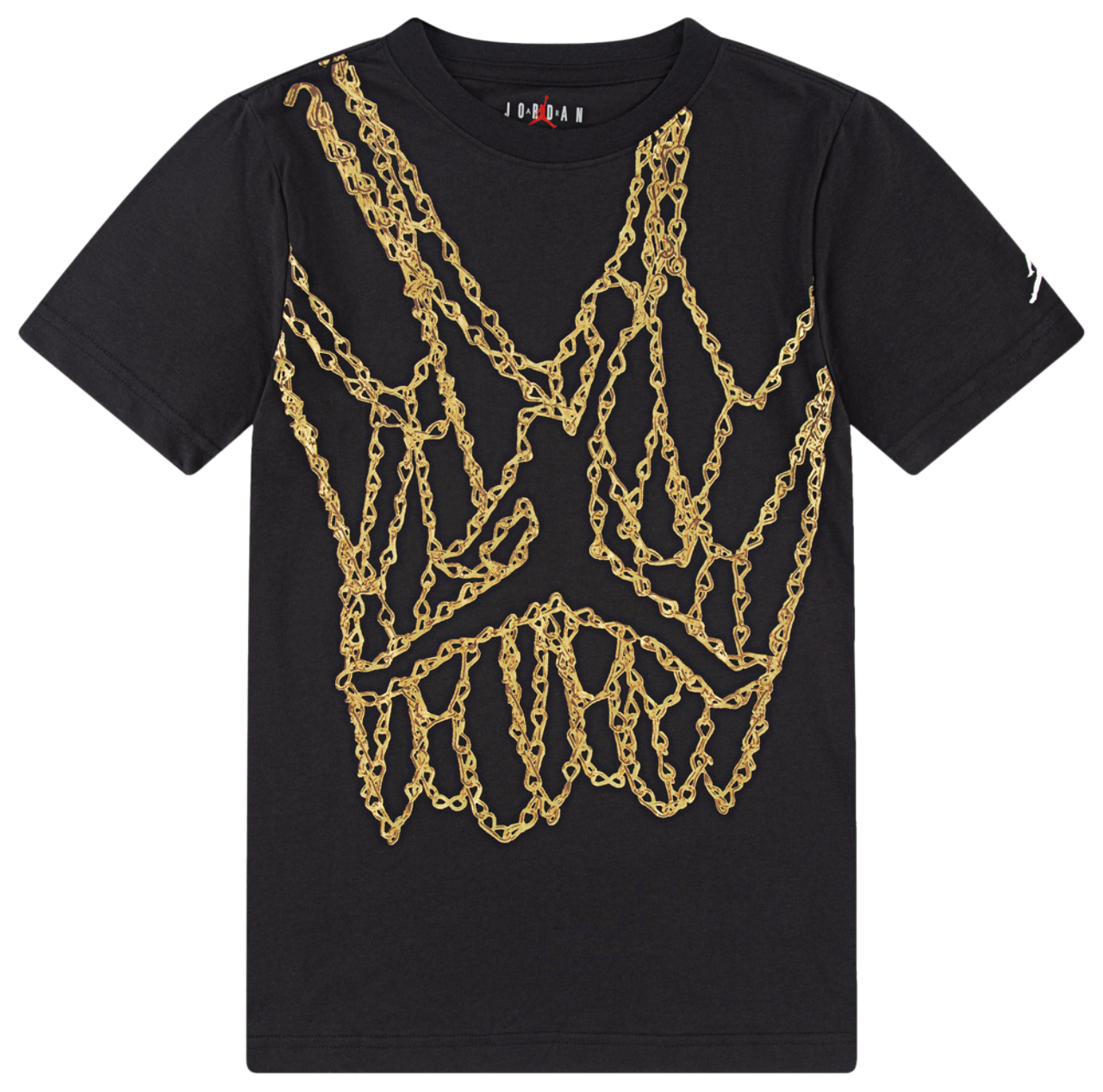 Jordan Haut à col ras du cou à manches courtes Jumpman Chain Image 1 de 4. Appuyez pour ouvrir la galerie de photos.