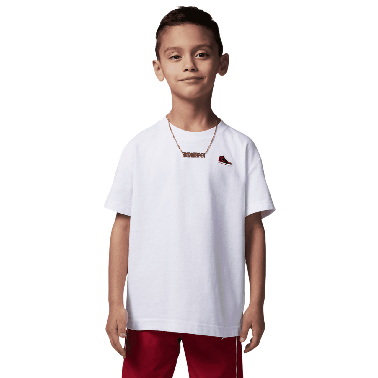 Jordan AJ1 Patch Short Sleeve T Shirt  Image 1 of 8. Tap to open photo gallery.