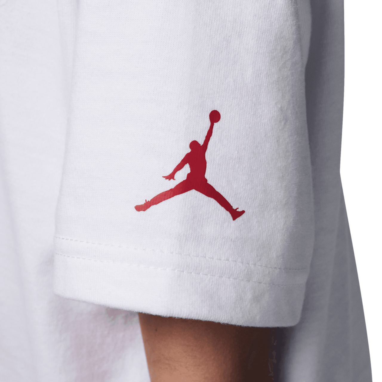 Jordan AJ1 Patch Short Sleeve T Shirt  Image 3 of 8. Tap to open photo gallery.
