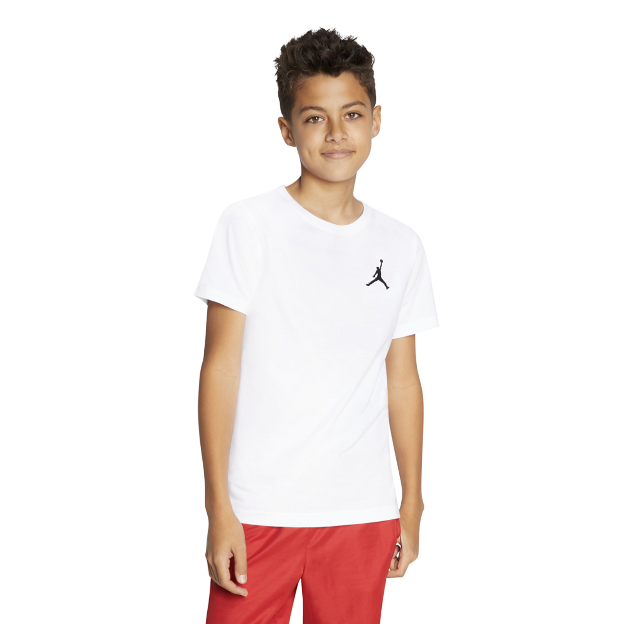 Jordan Jumpman Air EMB T-Shirt  Image 1 of 6. Tap to open photo gallery.