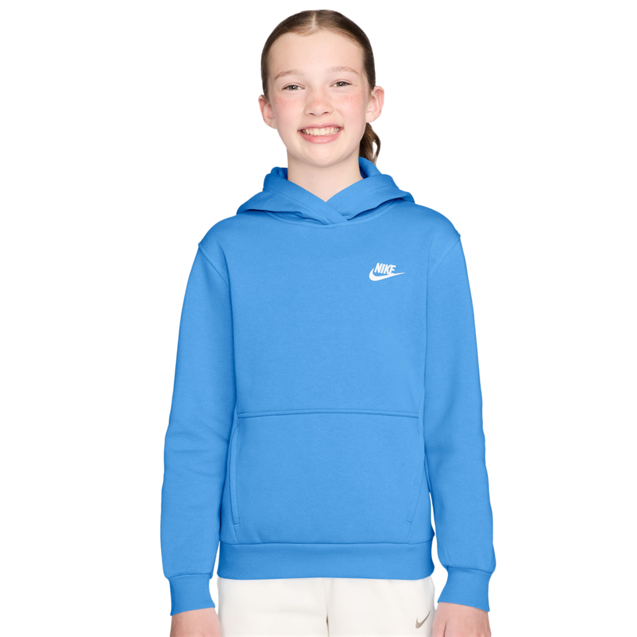 Nike NSW Club LBR Fleece Hoodie  Image 1 of 3. Tap to open photo gallery.