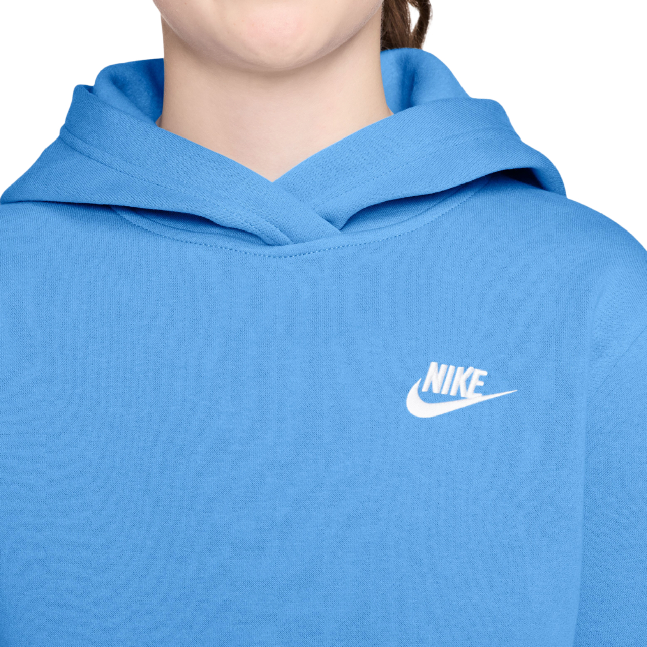 Nike NSW Club LBR Fleece Hoodie  Image 3 of 3. Tap to open photo gallery.