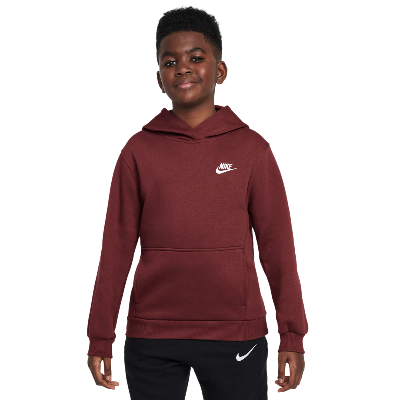 Nike NSW Club LBR Fleece Hoodie  Image 1 of 3. Tap to open photo gallery.
