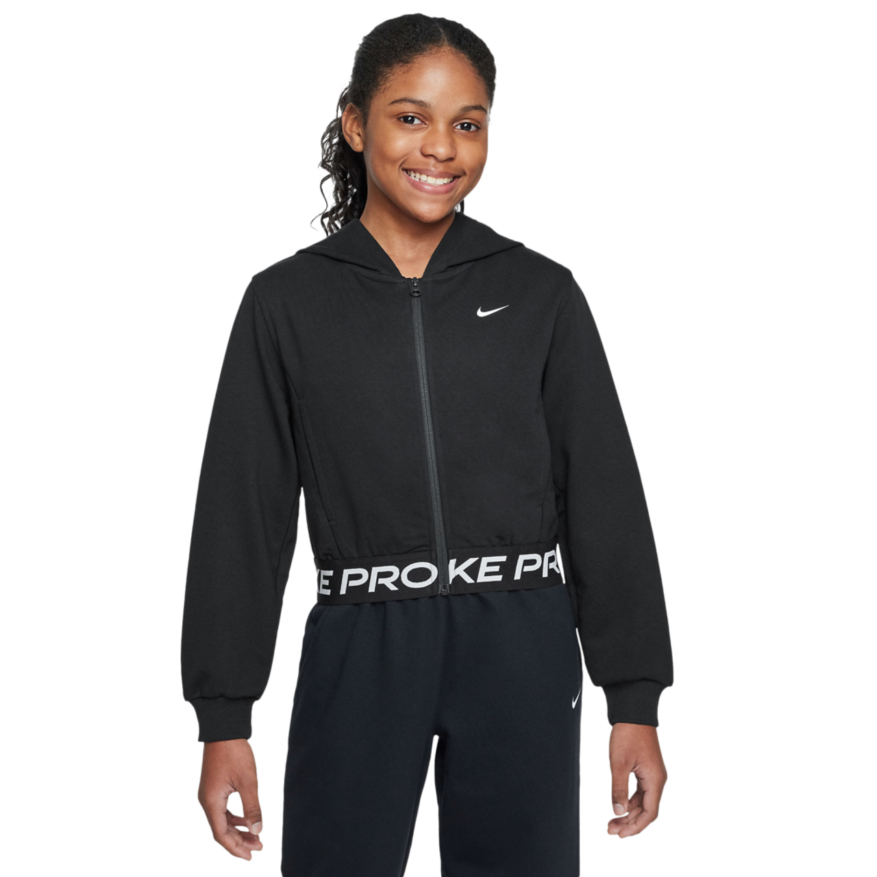 Nike Dri-FIT Full-Zip Fleece Hoodie  Image 1 of 3. Tap to open photo gallery.