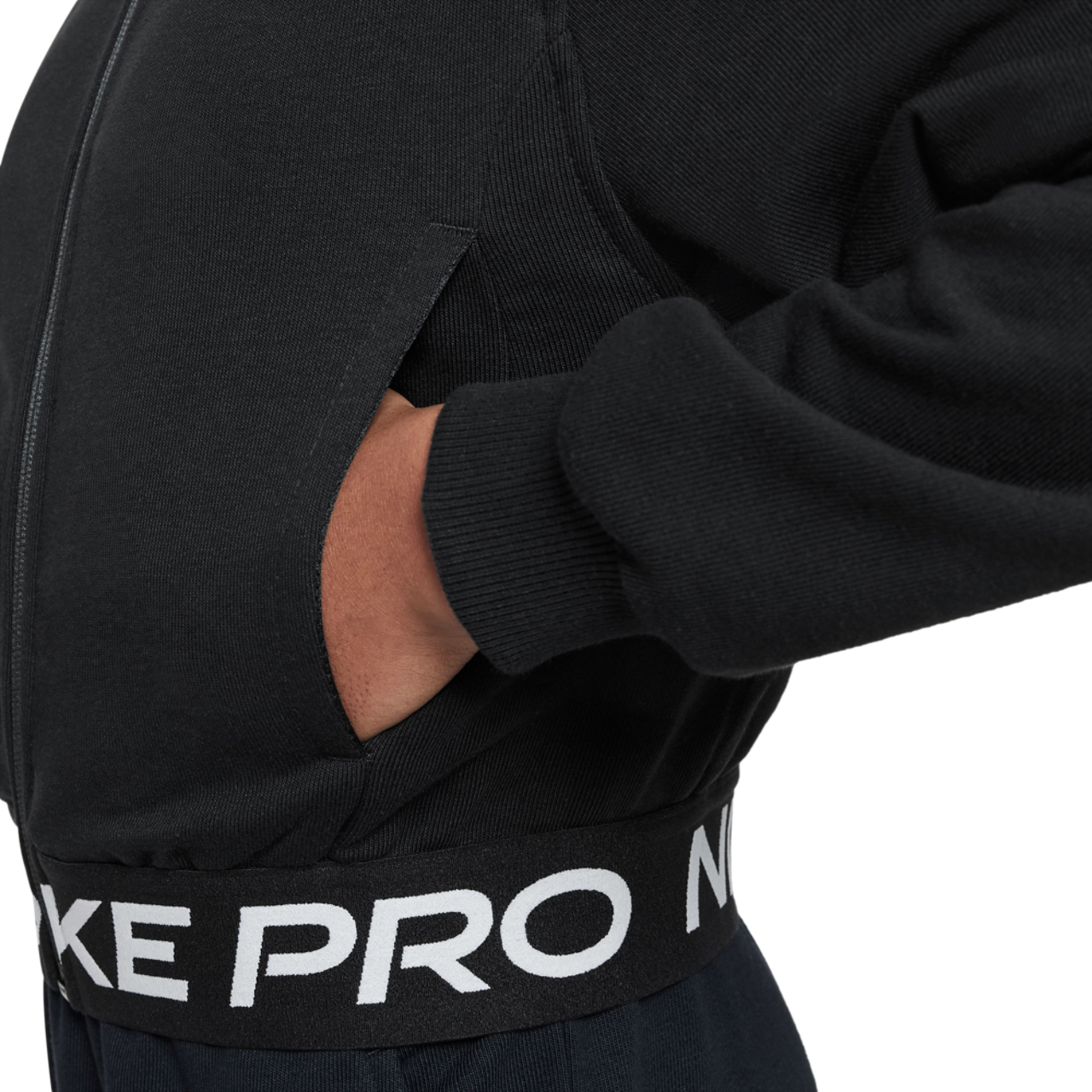 Nike Dri-FIT Full-Zip Fleece Hoodie  Image 3 of 3. Tap to open photo gallery.