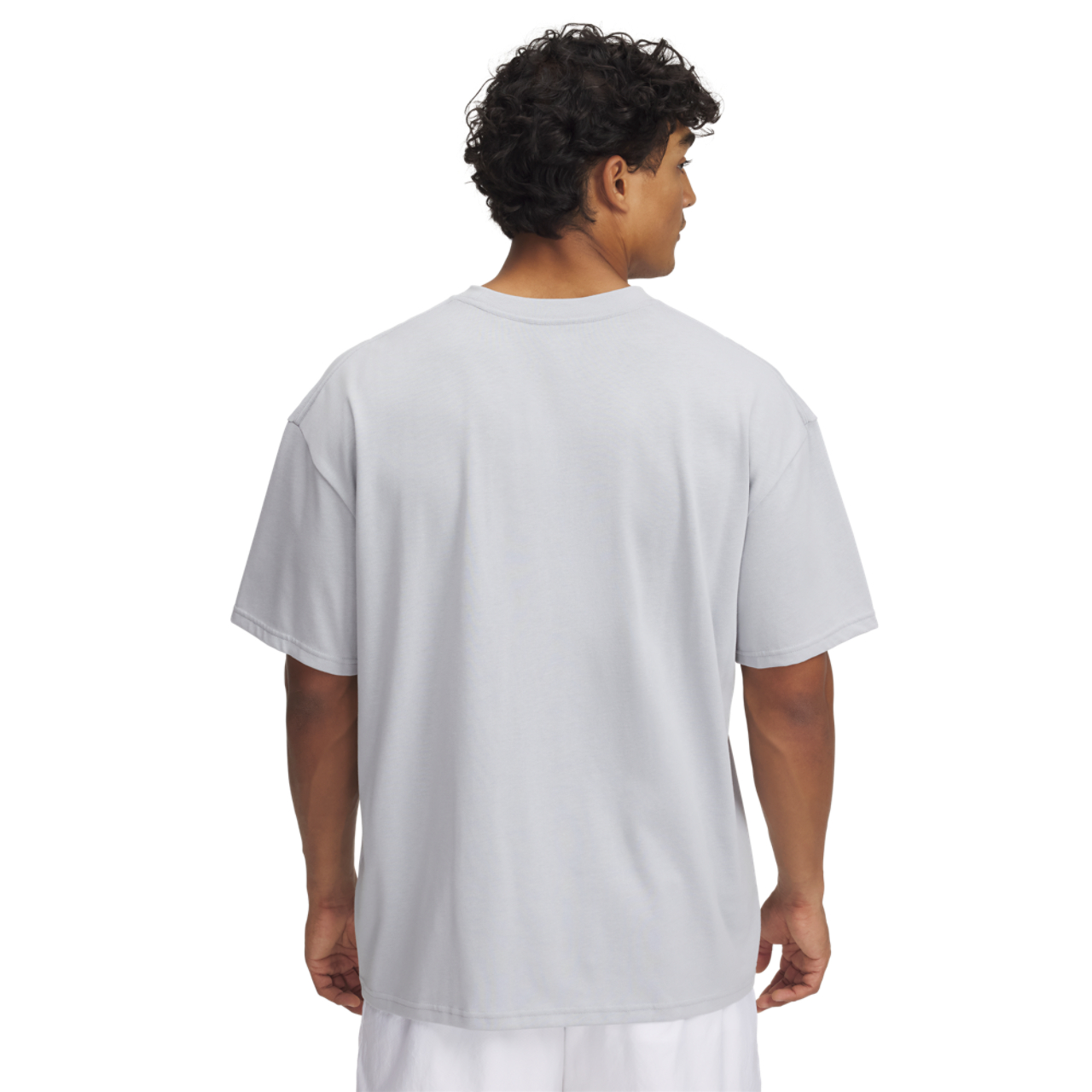 Under Armour Heavyweight Oversized Branded S/S T-Shirt Image 2 of 2. Tap to open photo gallery.