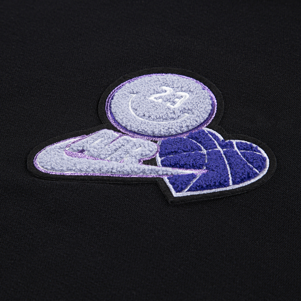 Jordan Blue Jeans & Bling Fleece Crew  Image 5 of 5. Tap to open photo gallery.