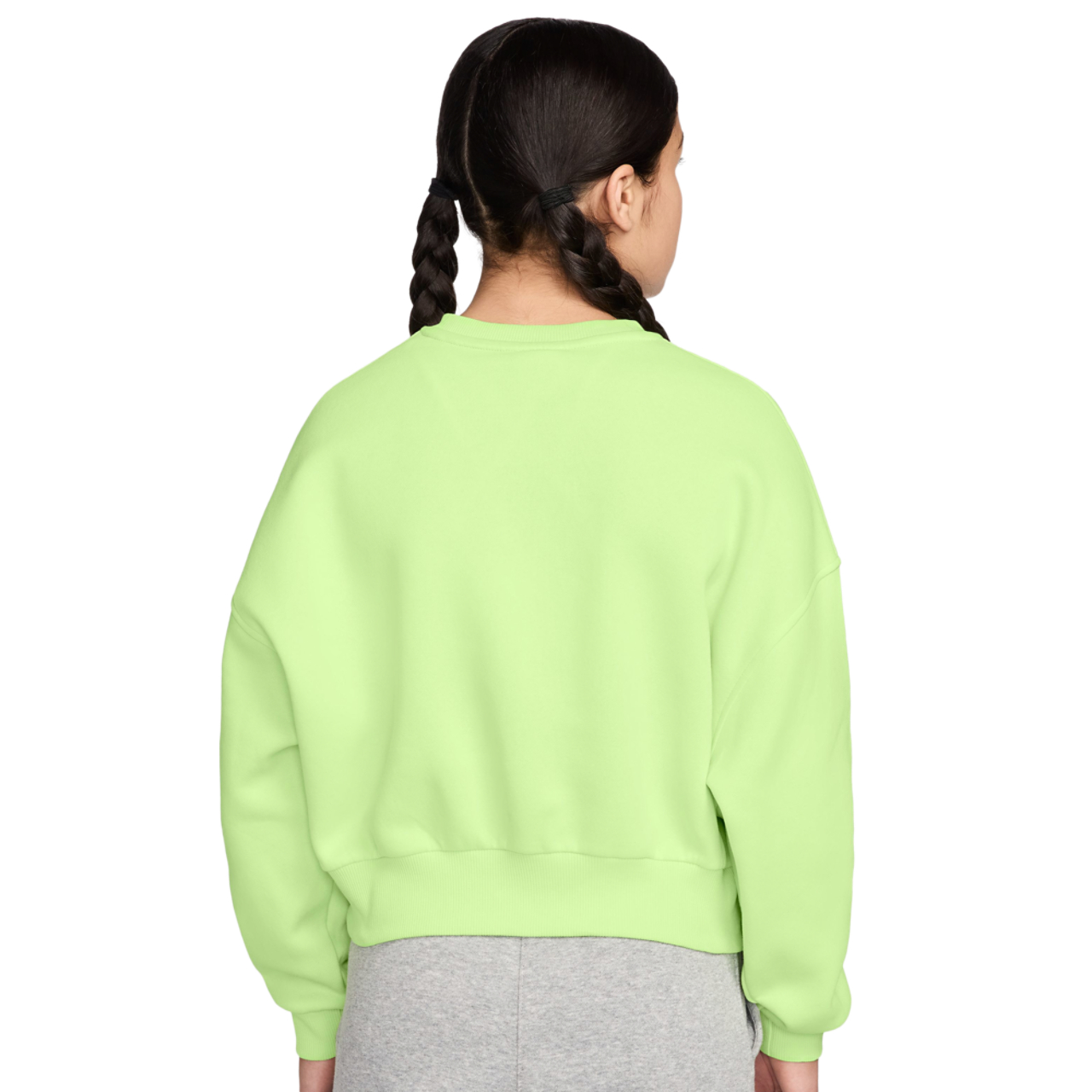 Nike NSW Club Fleece LBR Boxy Crew  Image 2 of 3. Tap to open photo gallery.