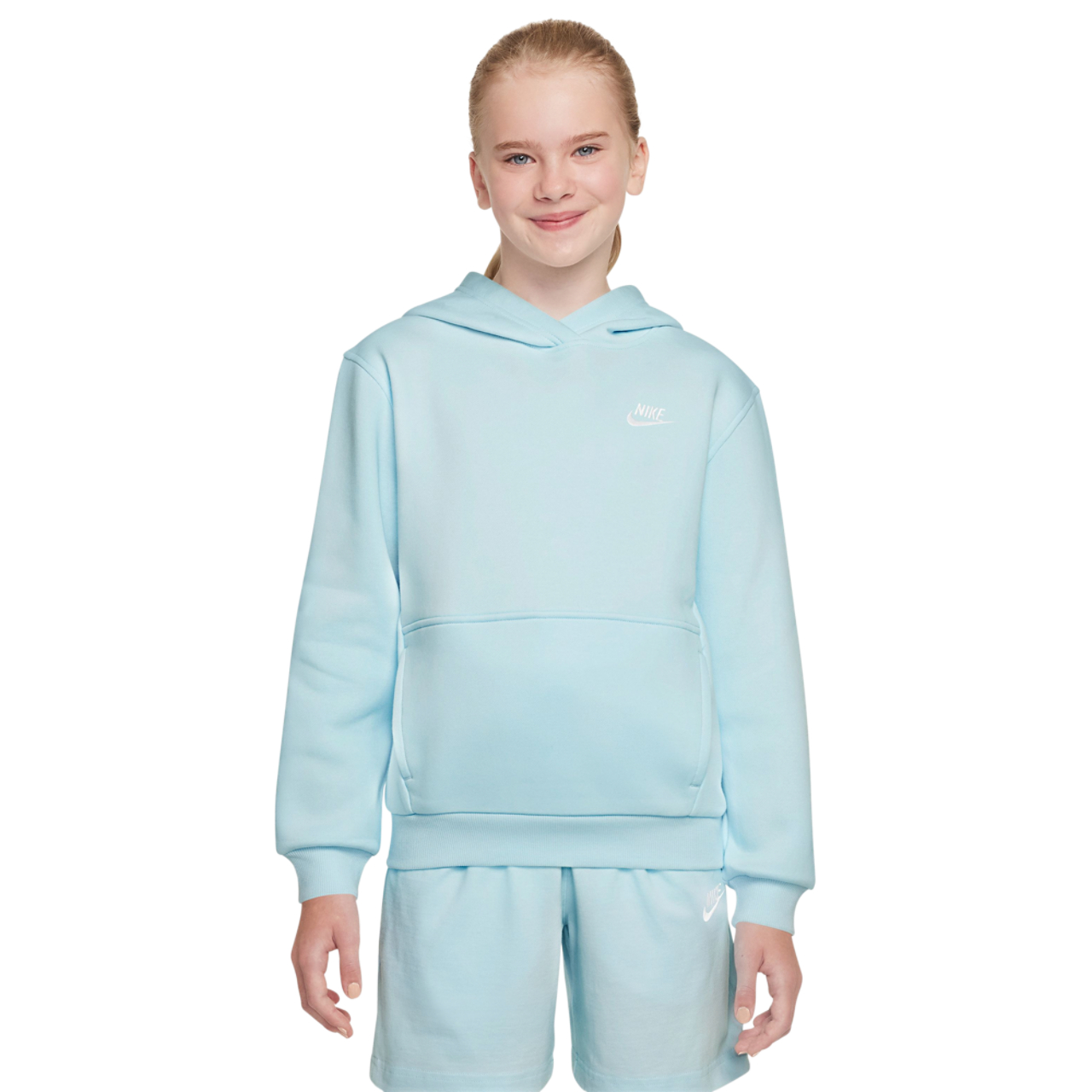 Nike NSW Club LBR Fleece Hoodie  Image 1 of 3. Tap to open photo gallery.