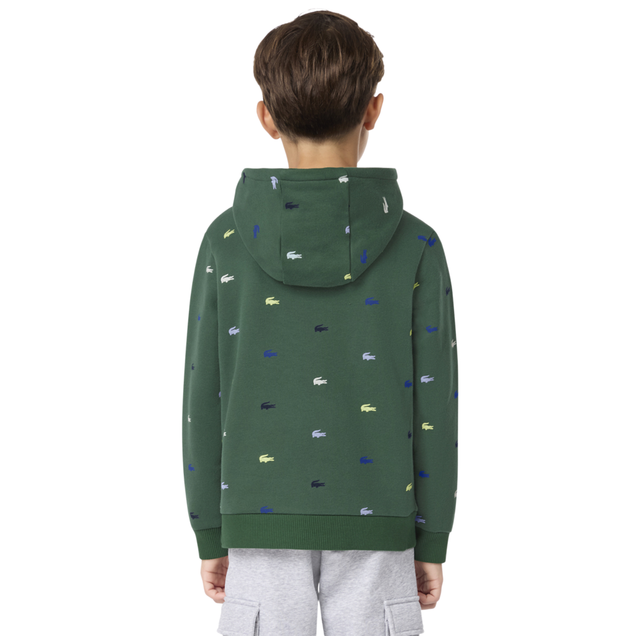 Lacoste Chandail à capuchon molletonné avec imprimé Image 2 de 6. Appuyez pour ouvrir la galerie de photos.