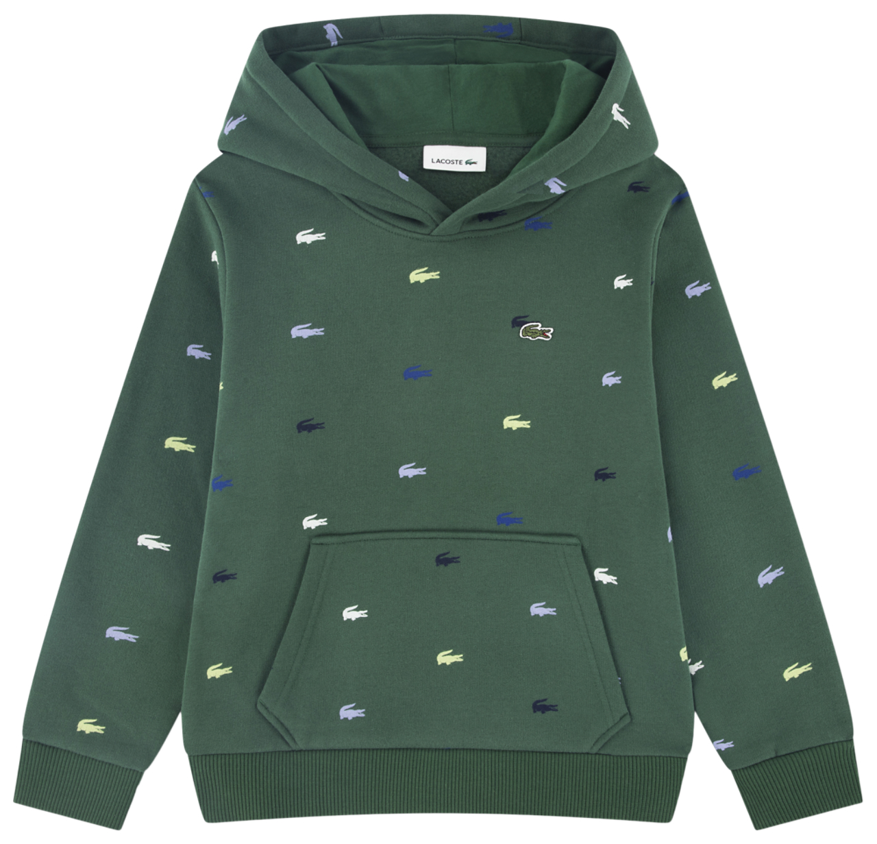 Lacoste Chandail à capuchon molletonné avec imprimé Image 4 de 6. Appuyez pour ouvrir la galerie de photos.