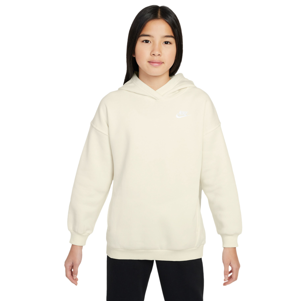 Nike NSW Club Fleece Oversized PO Hoodie  Image 1 of 3. Tap to open photo gallery.